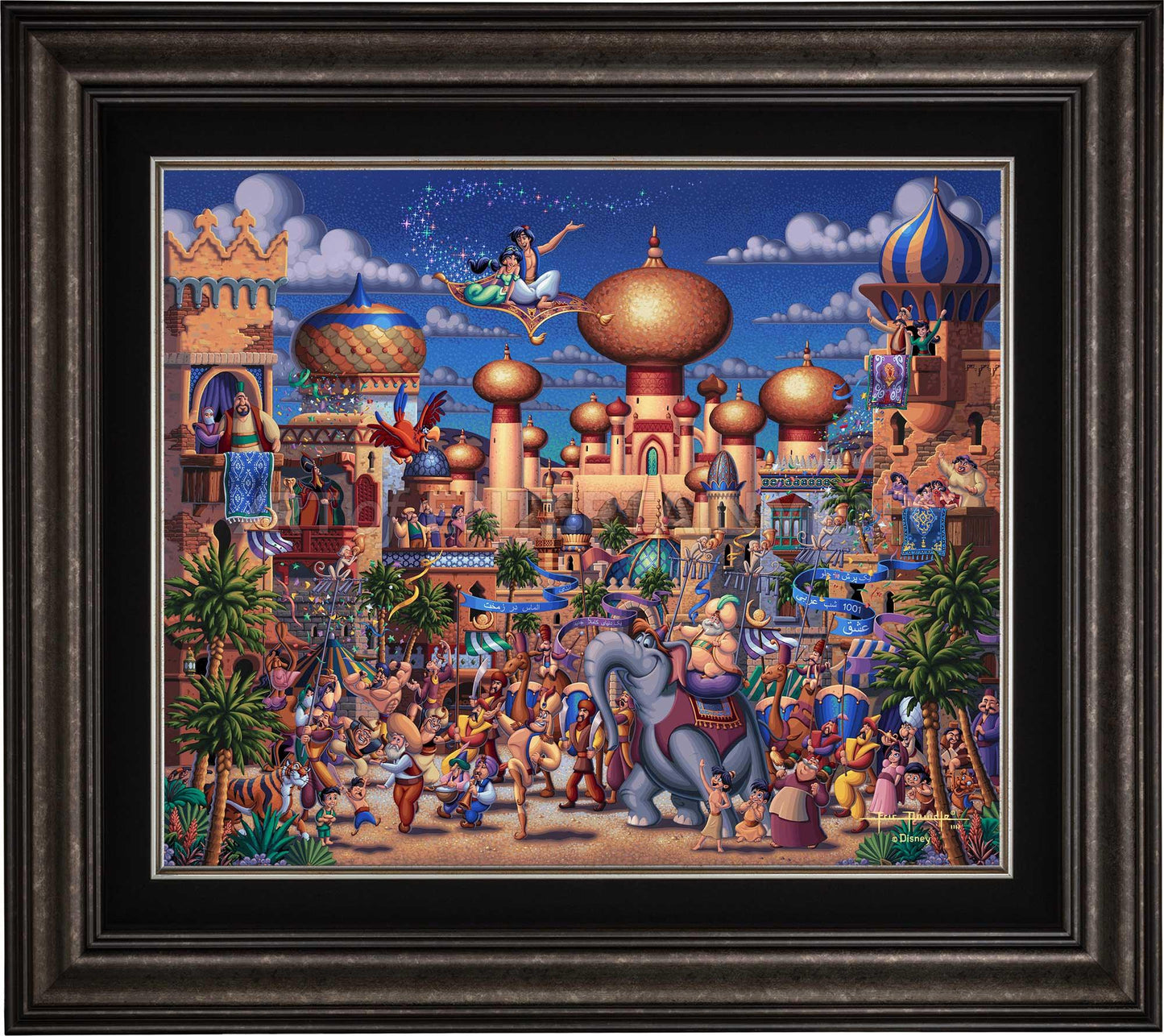Aladdin Celebration in Agrabah - Limited Edition Canvas (AP - Artist Proof)