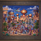 Aladdin Celebration in Agrabah - Limited Edition Canvas (SN - Standard Numbered)