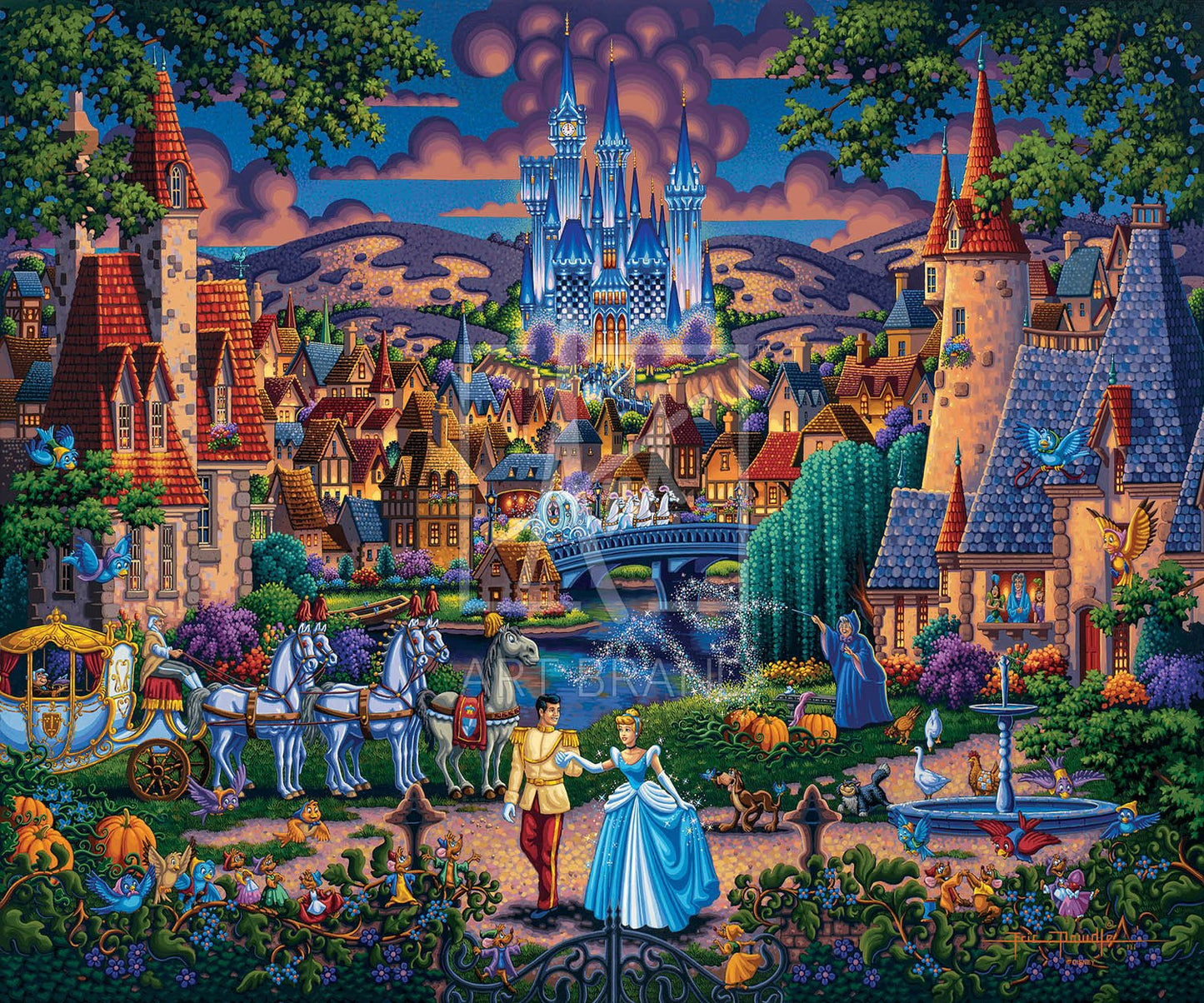 Cinderella's Enchanted Evening - Limited Edition Canvas (AP - Artist Proof)