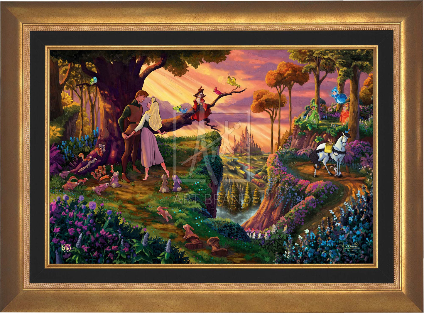 Disney Sleeping Beauty - Woodland Waltz - Limited Edition Canvas