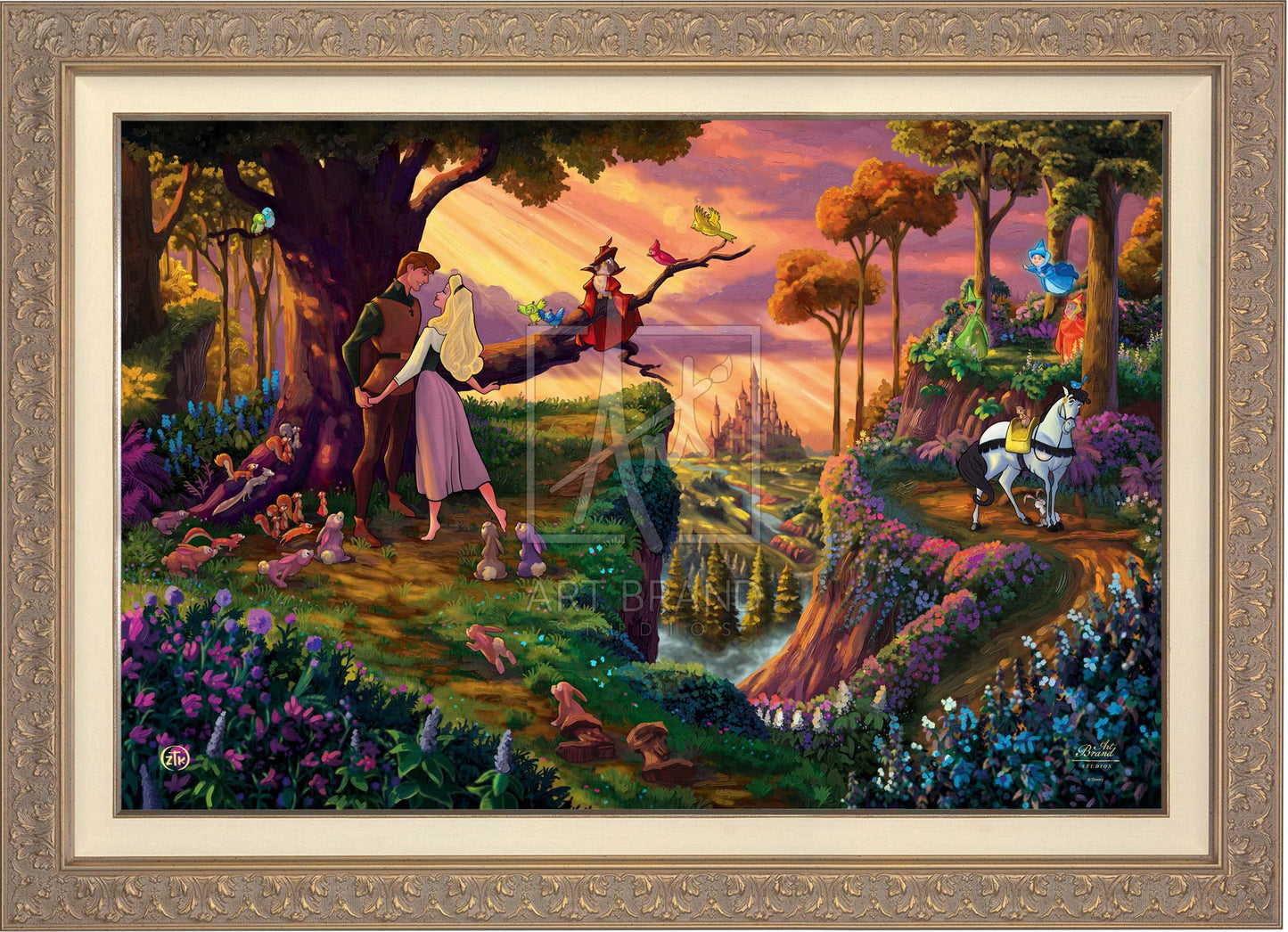 Disney Sleeping Beauty - Woodland Waltz - Limited Edition Canvas