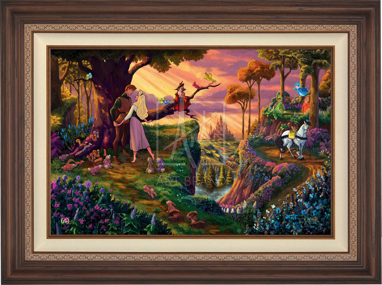 Disney Sleeping Beauty - Woodland Waltz - Limited Edition Canvas