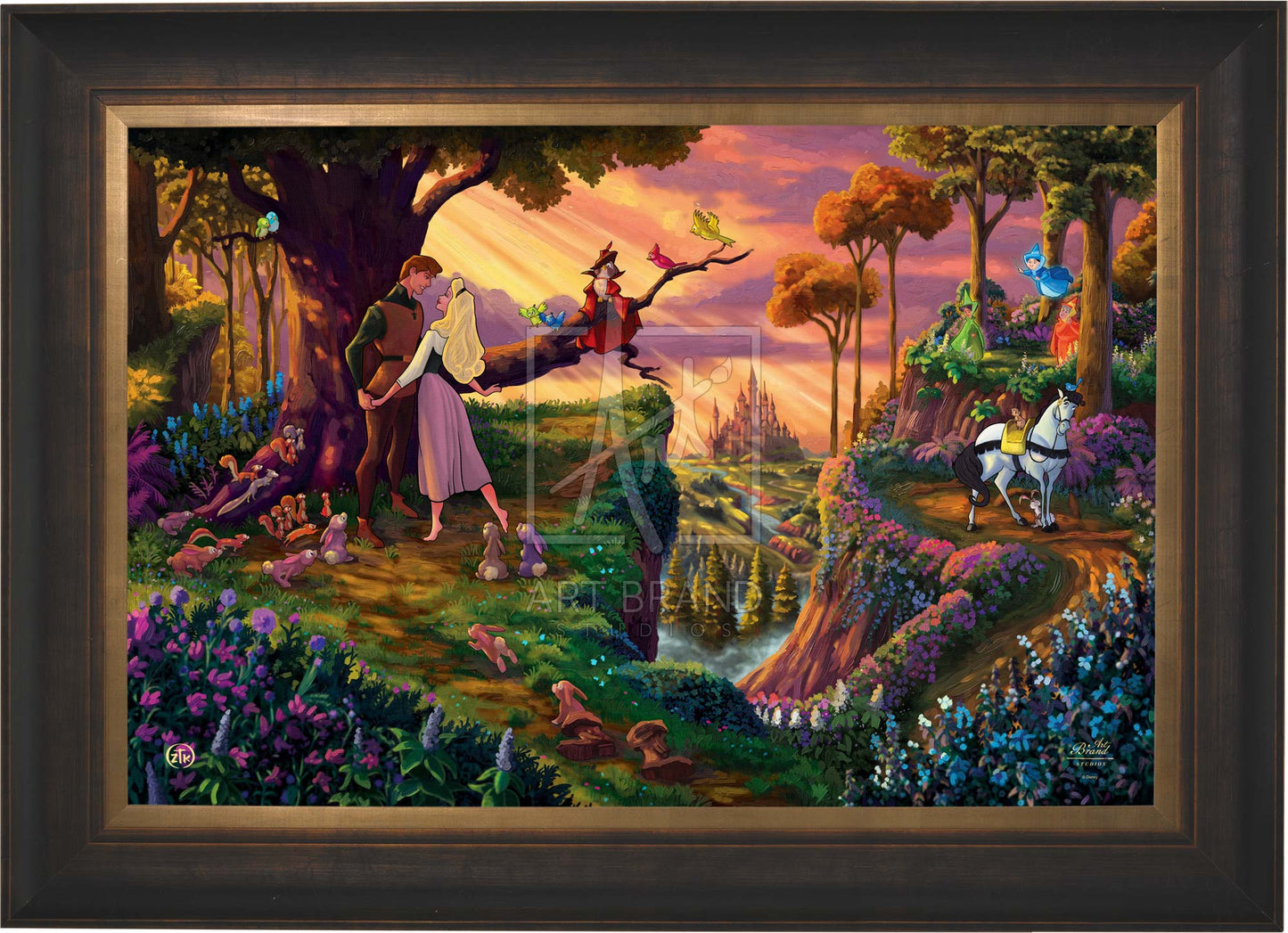 Disney Sleeping Beauty - Woodland Waltz - Limited Edition Canvas