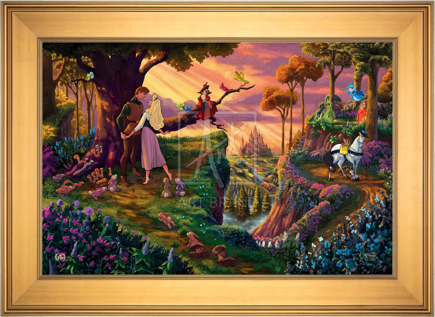 Disney Sleeping Beauty - Woodland Waltz - Limited Edition Canvas