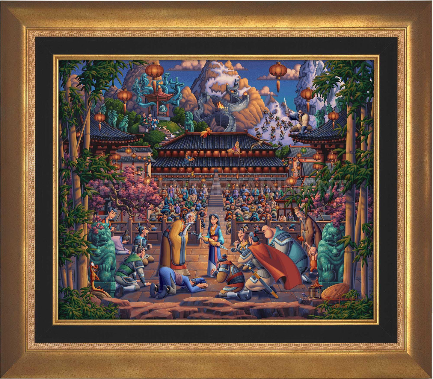 Mulan the Face in the Mirror - Limited Edition Canvas (AP - Artist Proof)