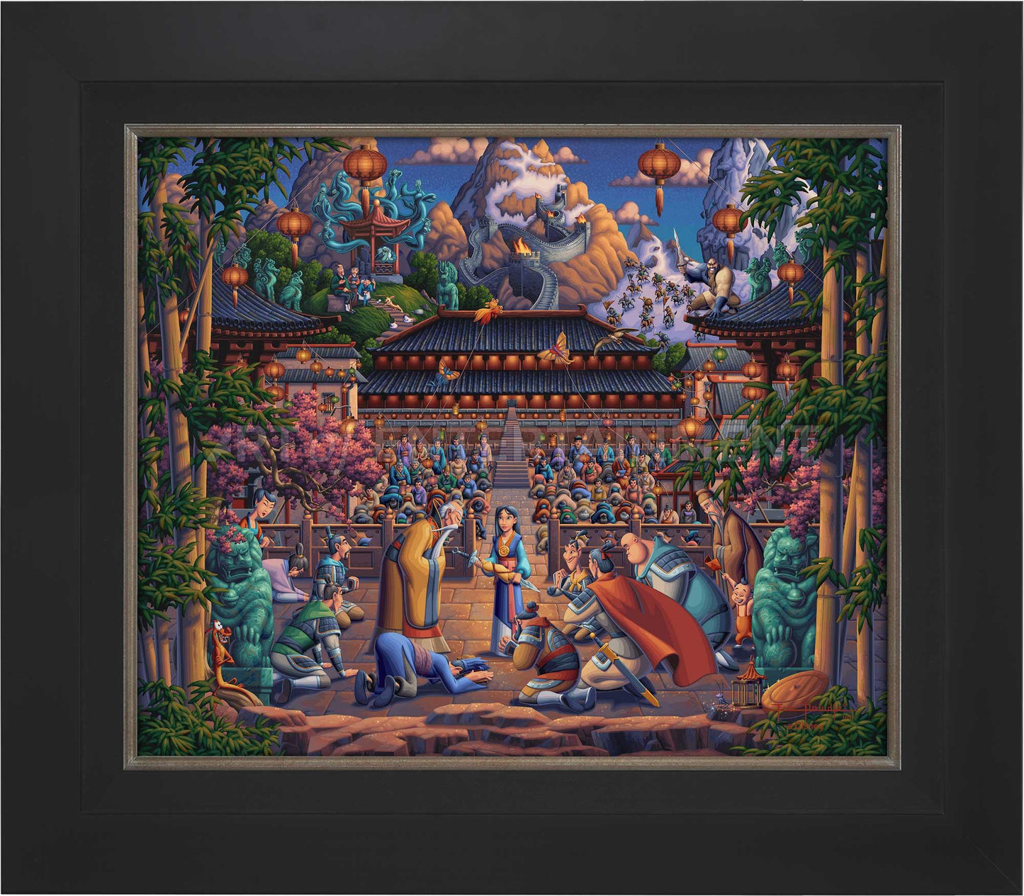 Mulan the Face in the Mirror - Limited Edition Canvas (SN - Standard Numbered)