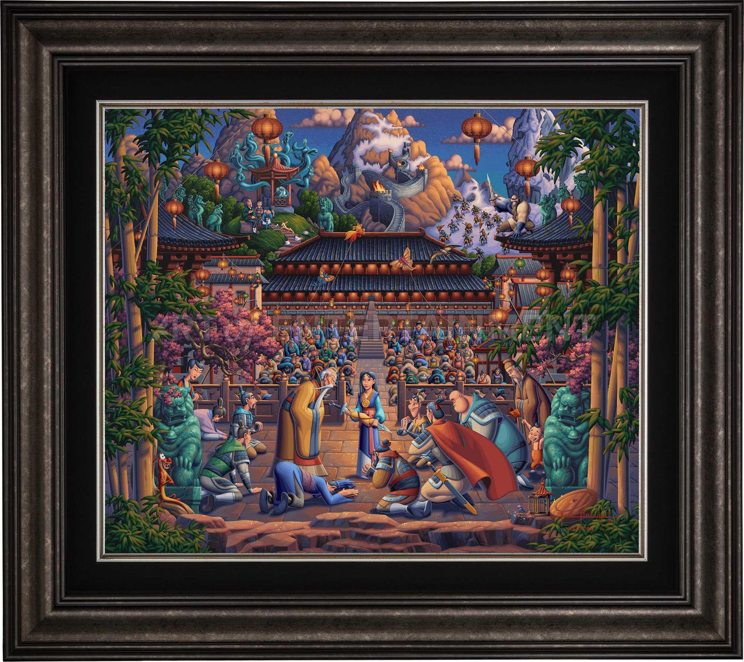 Mulan the Face in the Mirror - Limited Edition Canvas (SN - Standard Numbered)