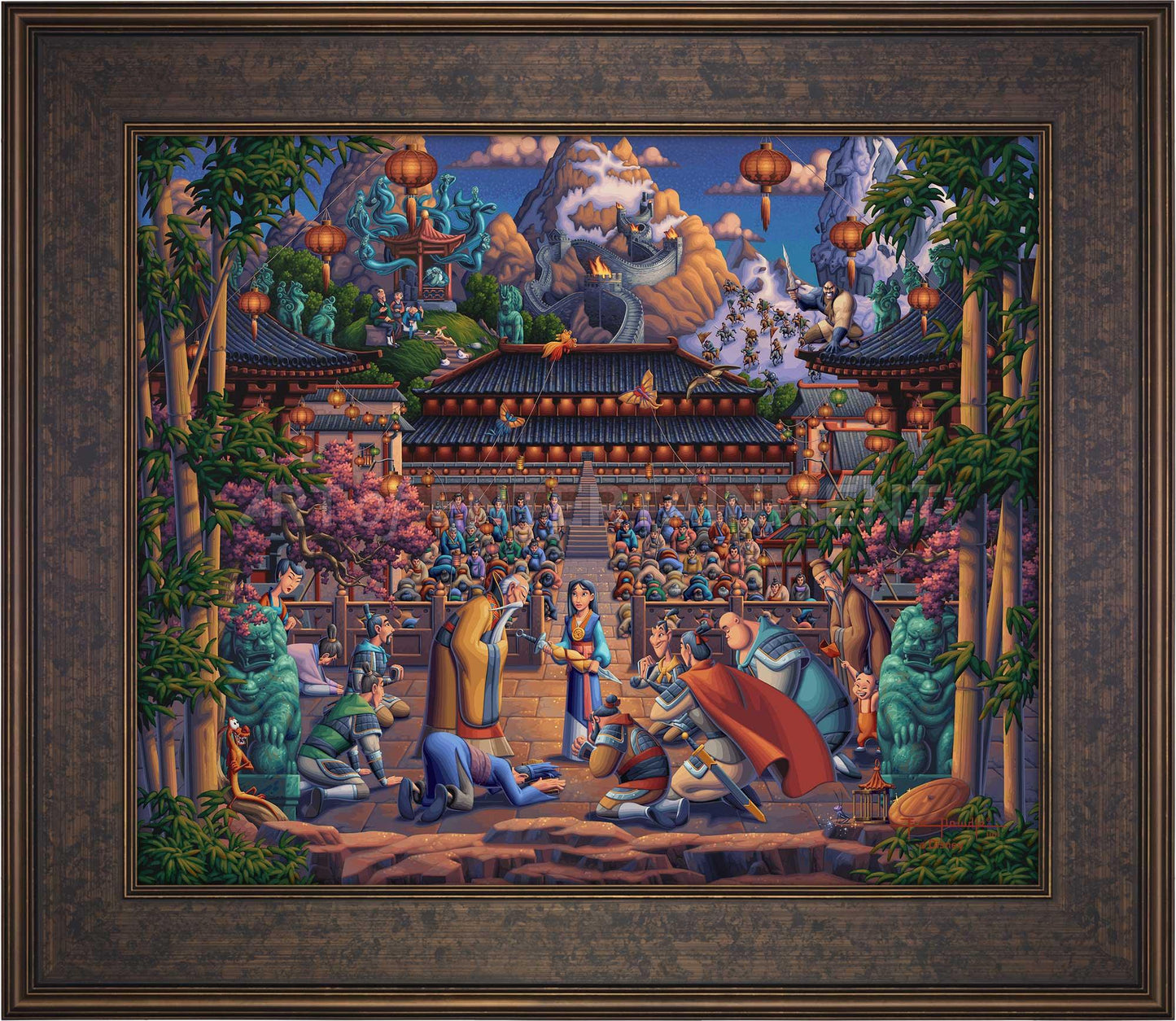 Mulan the Face in the Mirror - Limited Edition Canvas (AP - Artist Proof)