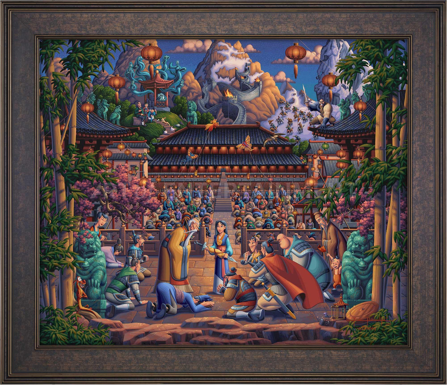 Mulan the Face in the Mirror - Limited Edition Canvas (AP - Artist Proof)