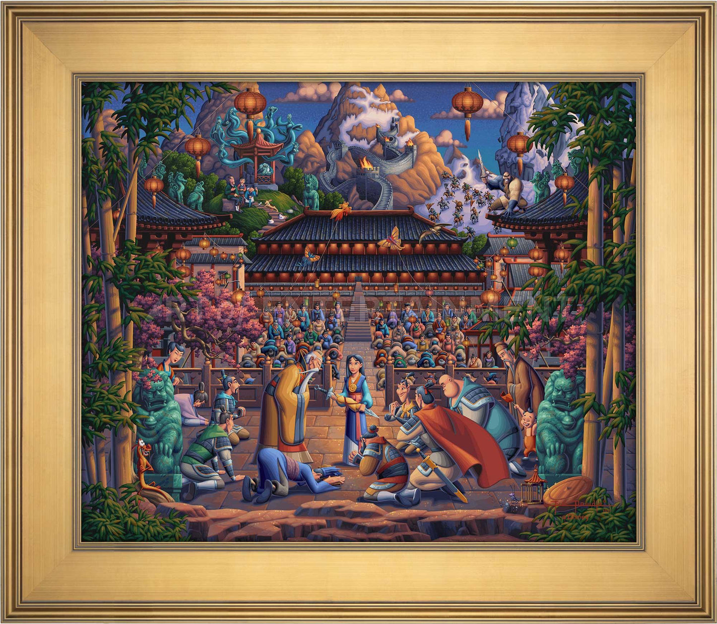 Mulan the Face in the Mirror - Limited Edition Canvas (AP - Artist Proof)