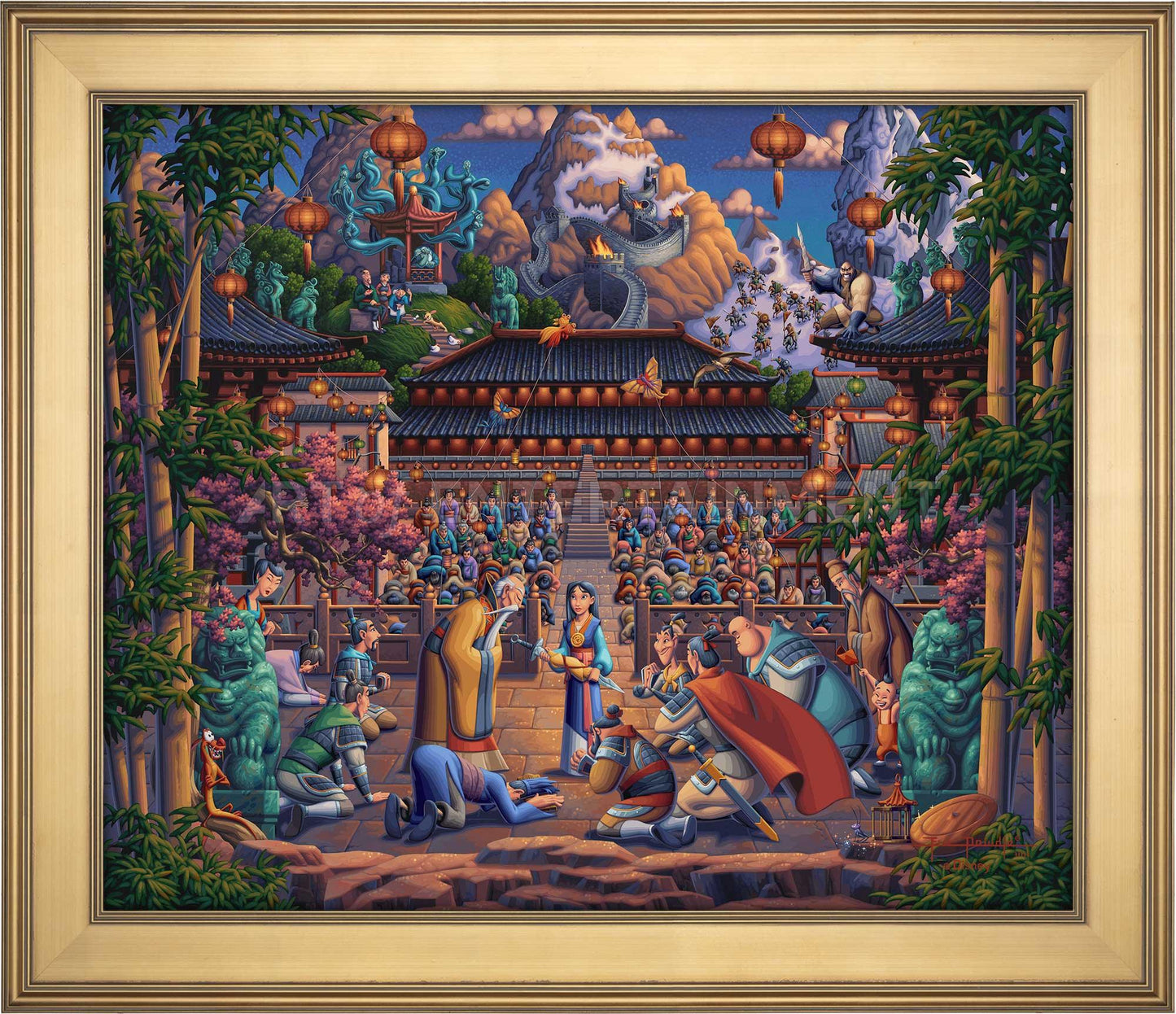 Mulan the Face in the Mirror - Limited Edition Canvas (AP - Artist Proof)
