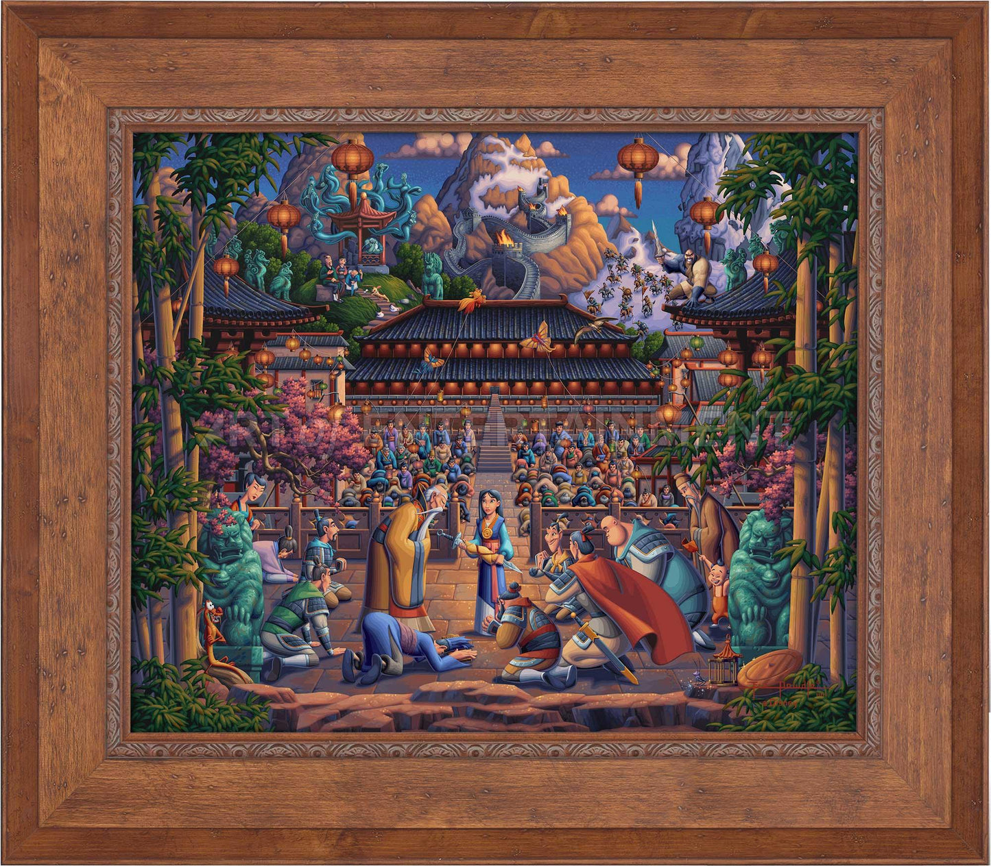 Mulan the Face in the Mirror - Limited Edition Canvas (AP - Artist Proof)