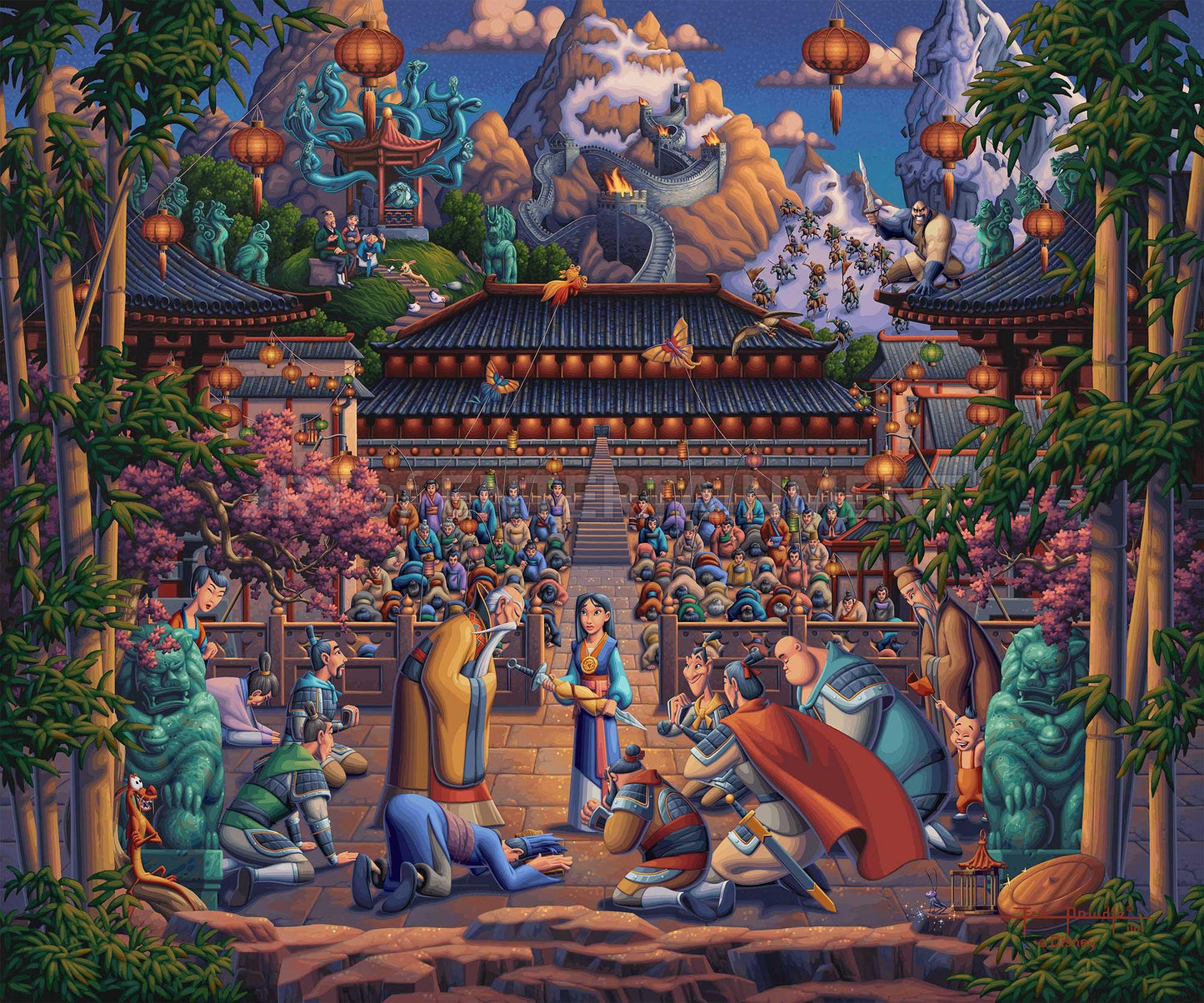 Mulan the Face in the Mirror - Limited Edition Canvas (SN - Standard Numbered)