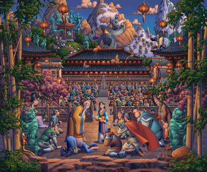 Mulan the Face in the Mirror - Limited Edition Canvas (SN - Standard Numbered)