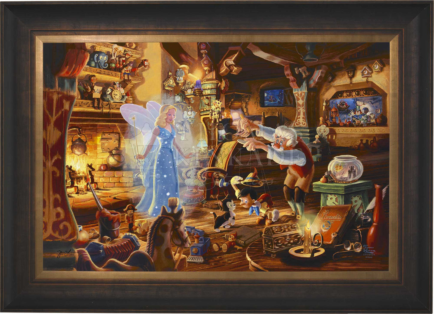 Disney Geppetto's Pinocchio - Limited Edition Canvas