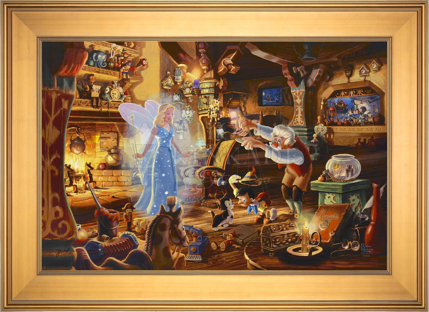 Disney Geppetto's Pinocchio - Limited Edition Canvas