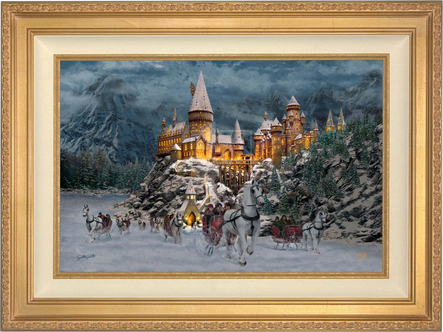 Hogwarts™ Castle in Winter - Limited Edition Canvas