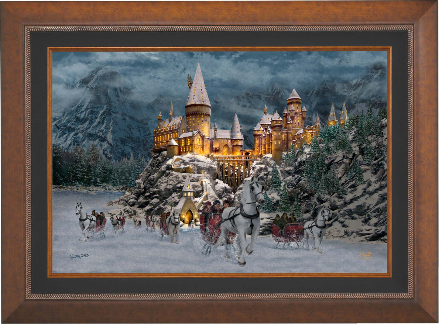 Hogwarts™ Castle in Winter - Limited Edition Canvas