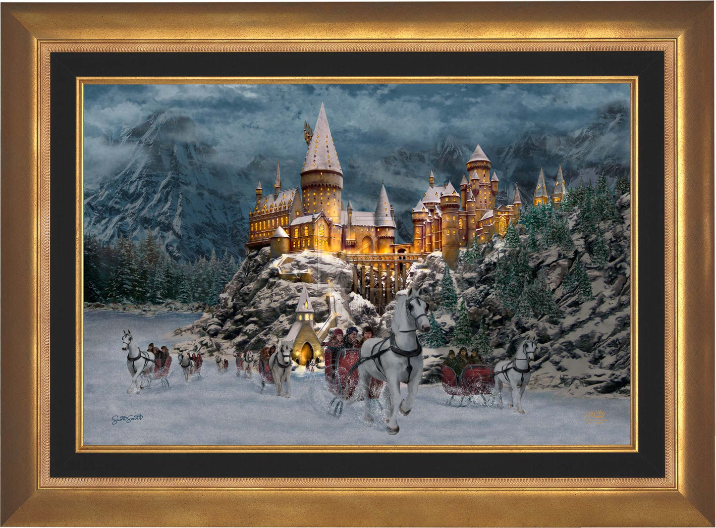 Hogwarts™ Castle in Winter - Limited Edition Canvas