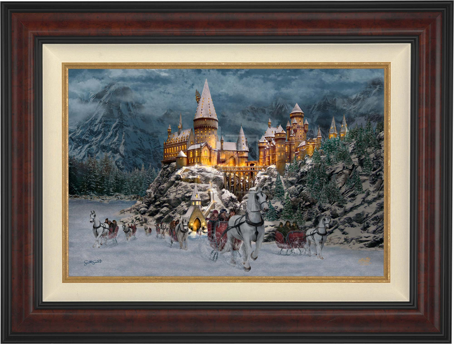 Hogwarts™ Castle in Winter - Limited Edition Canvas
