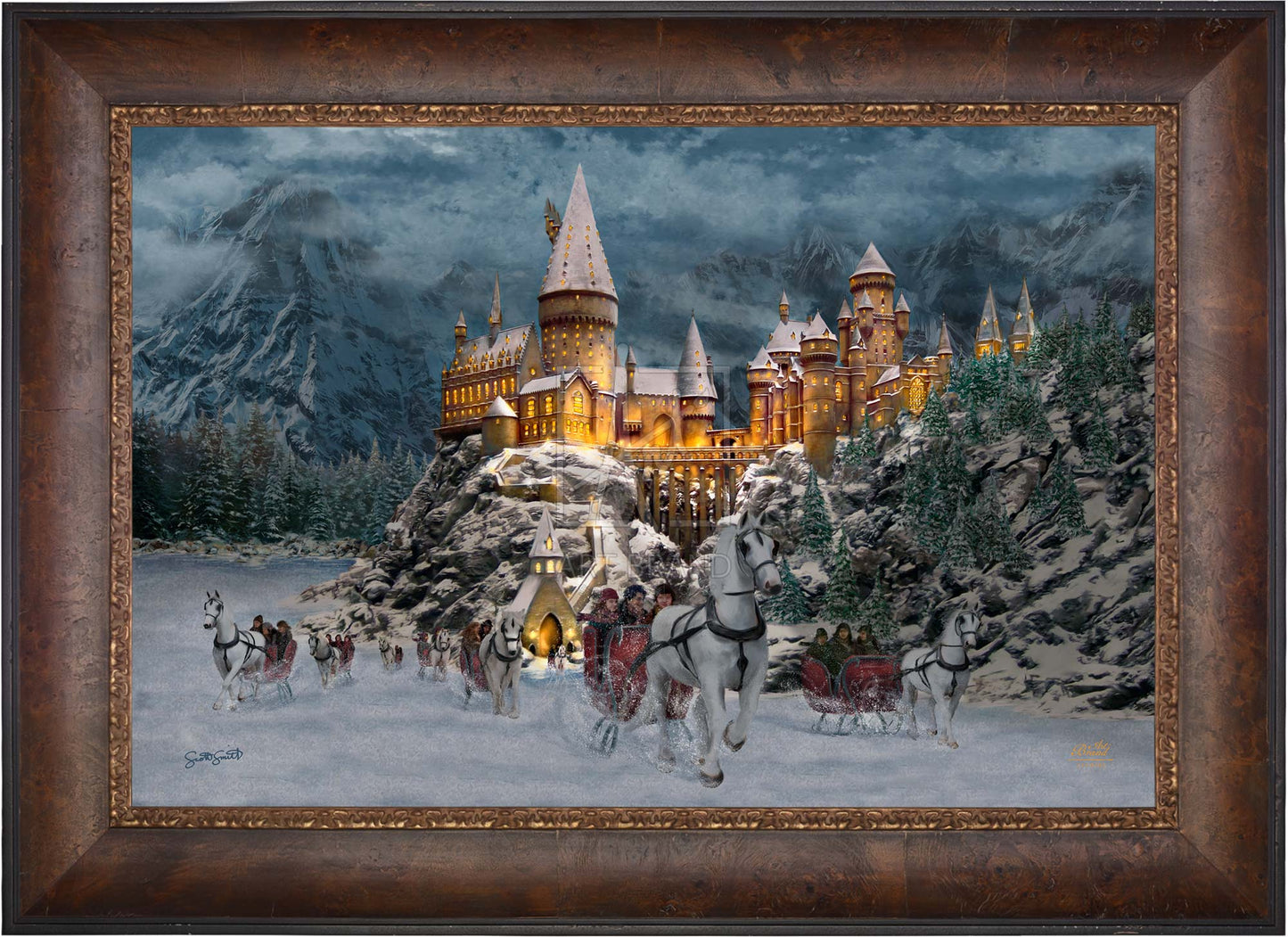 Hogwarts™ Castle in Winter - Limited Edition Canvas