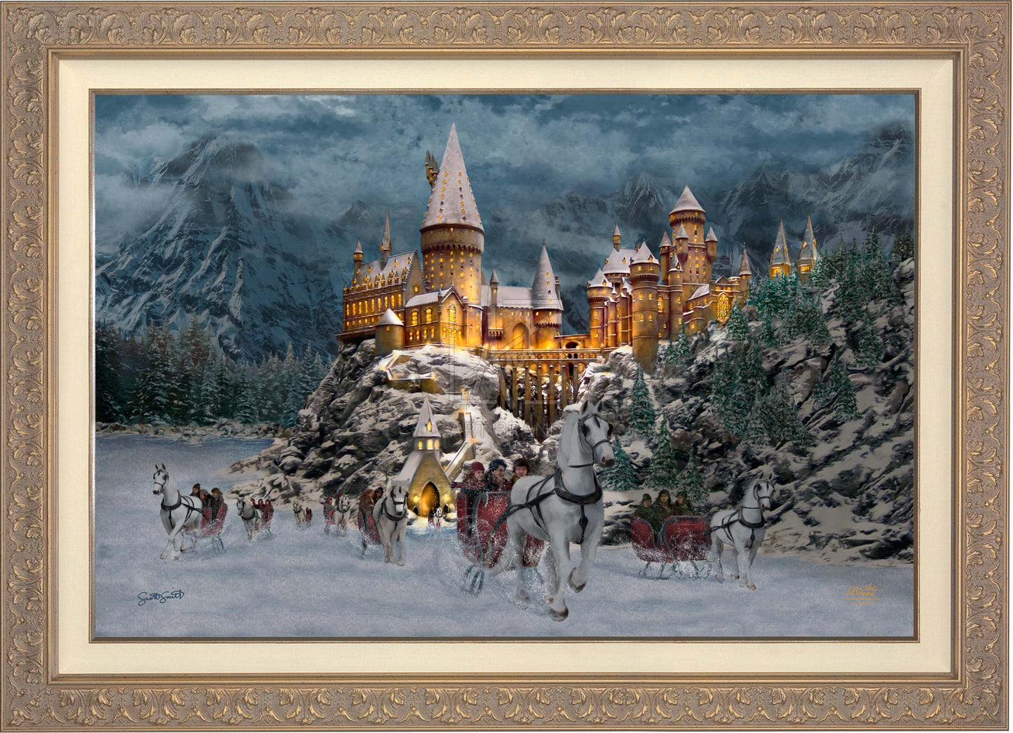 Hogwarts™ Castle in Winter - Limited Edition Canvas
