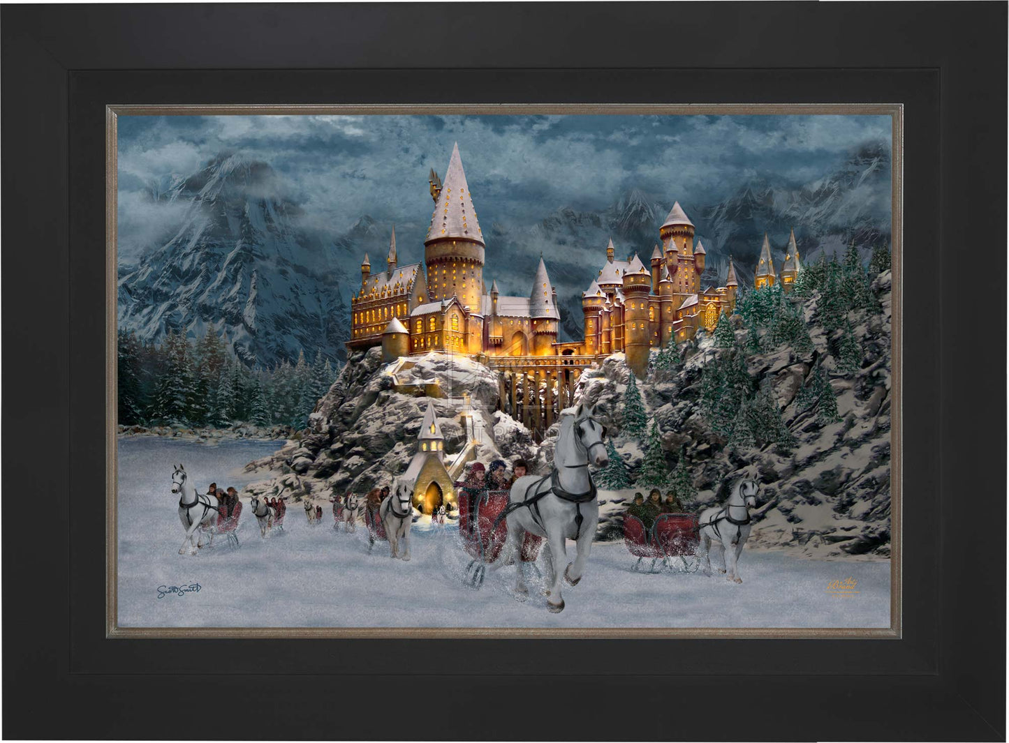 Hogwarts™ Castle in Winter - Limited Edition Canvas