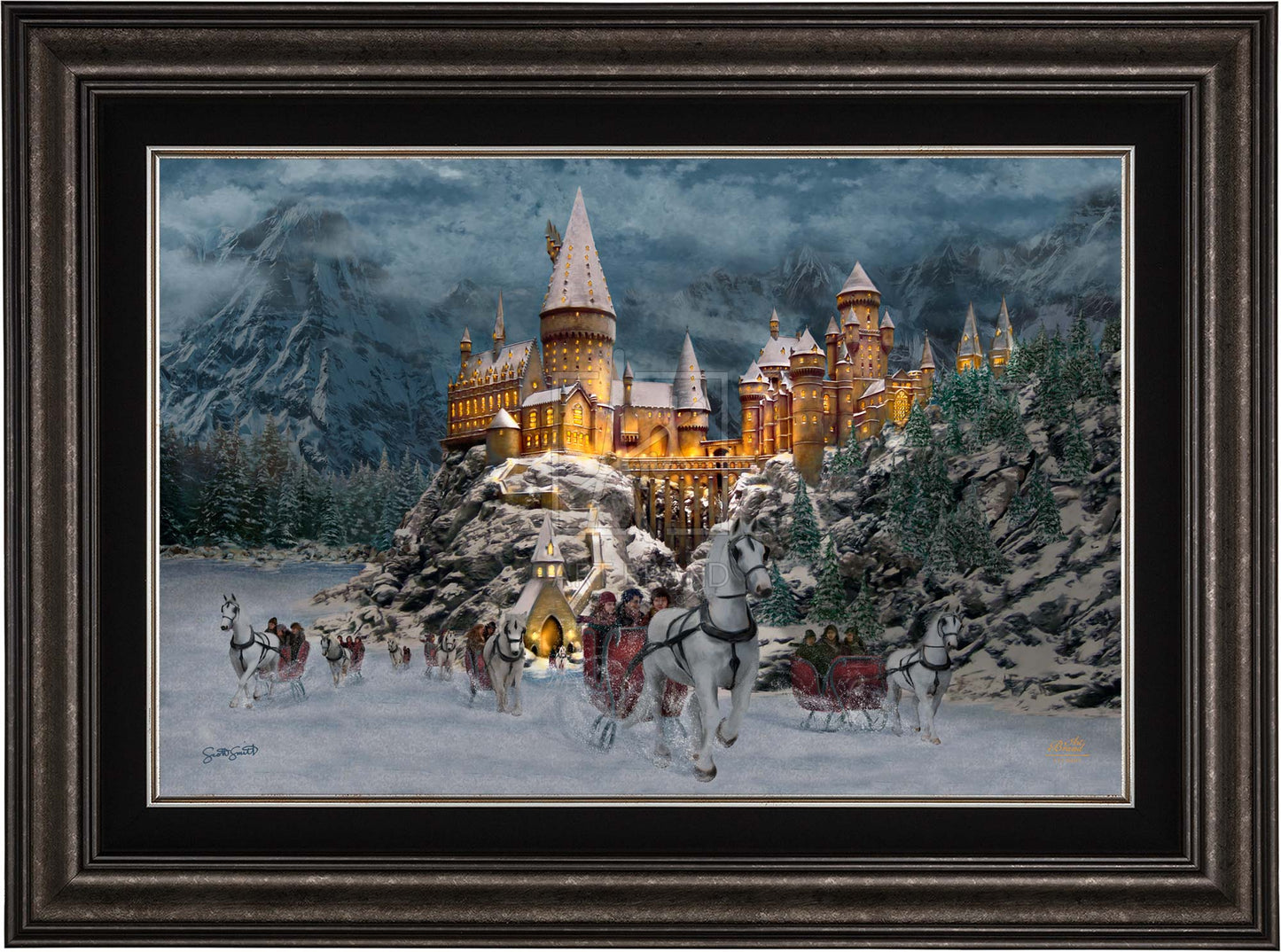 Hogwarts™ Castle in Winter - Limited Edition Canvas