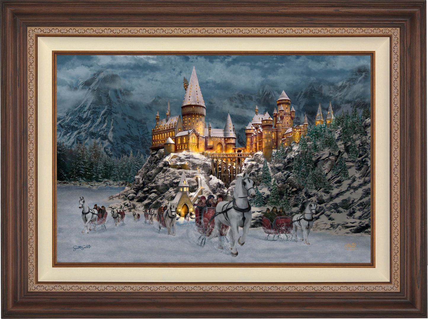 Hogwarts™ Castle in Winter - Limited Edition Canvas
