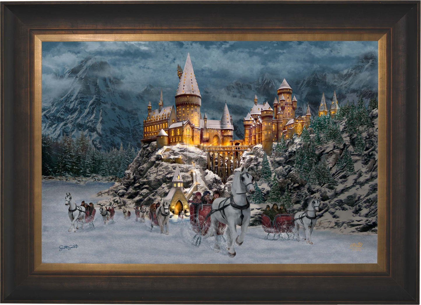 Hogwarts™ Castle in Winter - Limited Edition Canvas