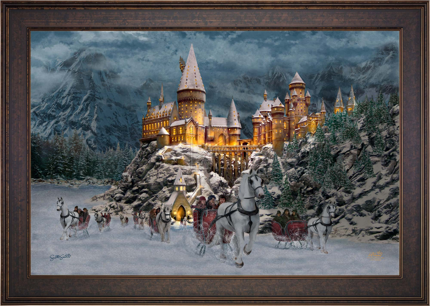 Hogwarts™ Castle in Winter - Limited Edition Canvas