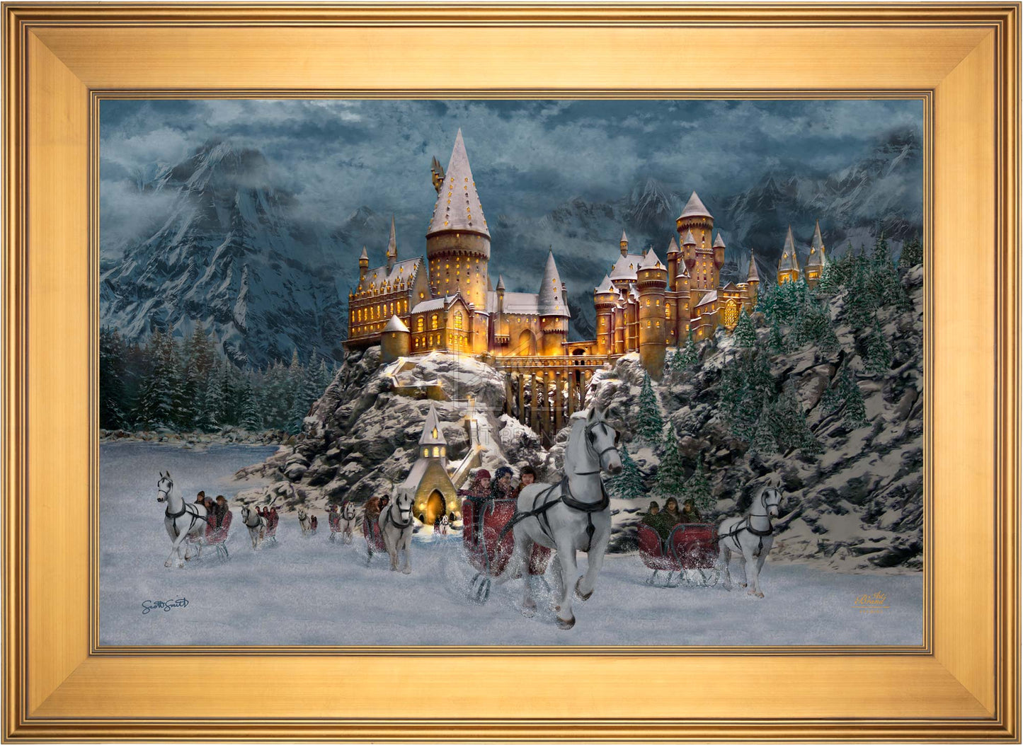 Hogwarts™ Castle in Winter - Limited Edition Canvas
