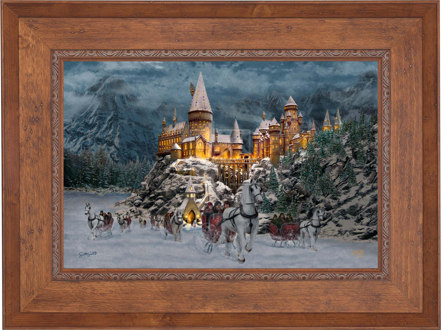 Hogwarts™ Castle in Winter - Limited Edition Canvas