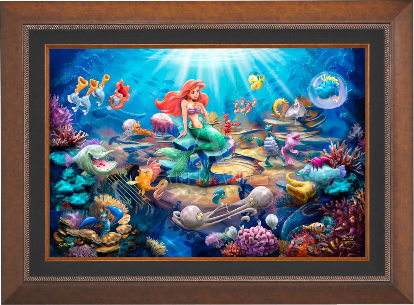 Disney's Little Mermaid Grotto Serenade - Limited Edition Canvas