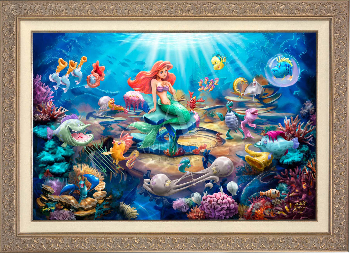 Disney's Little Mermaid Grotto Serenade - Jewel Edition Art