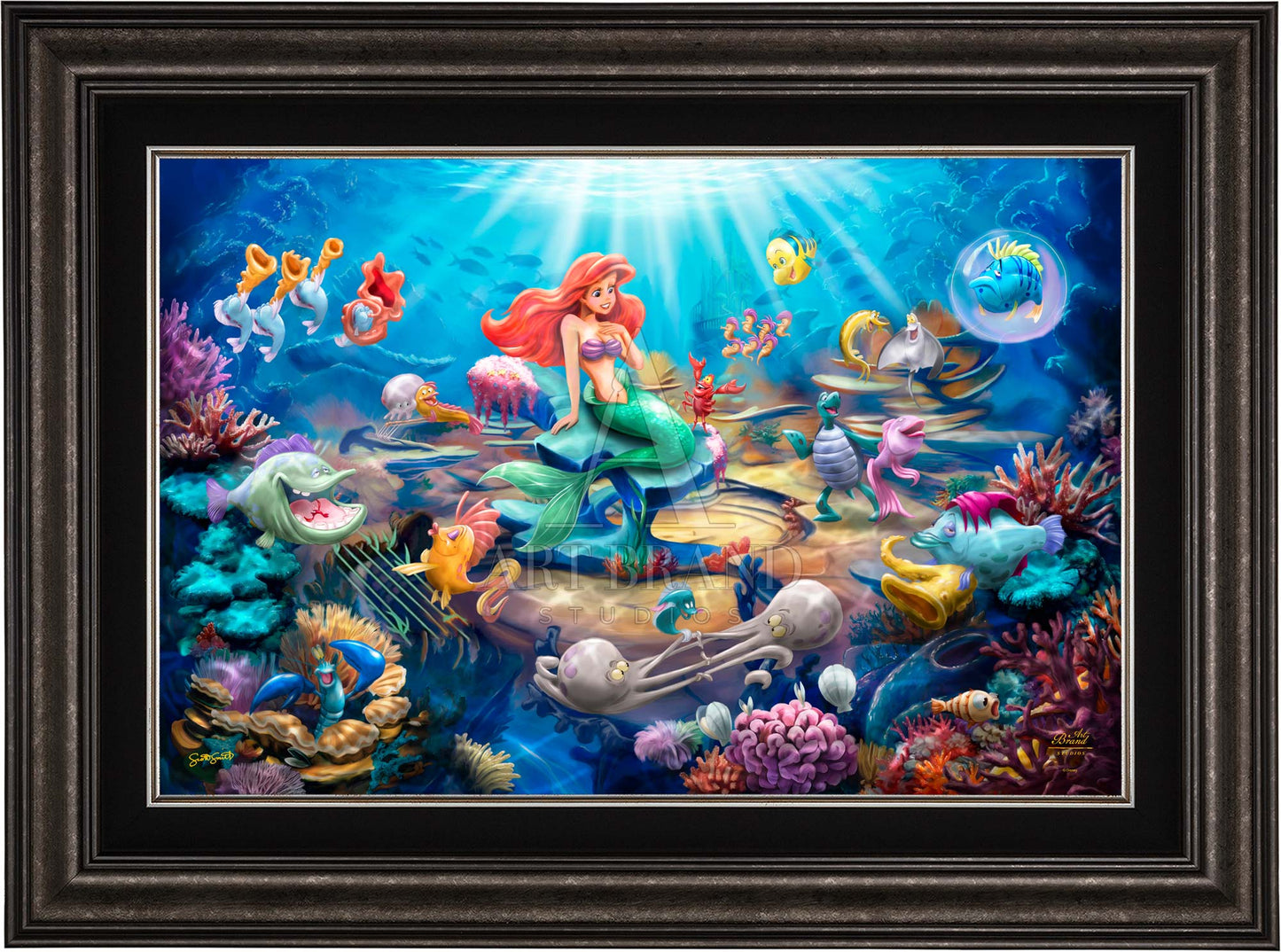 Disney's Little Mermaid Grotto Serenade - Limited Edition Canvas