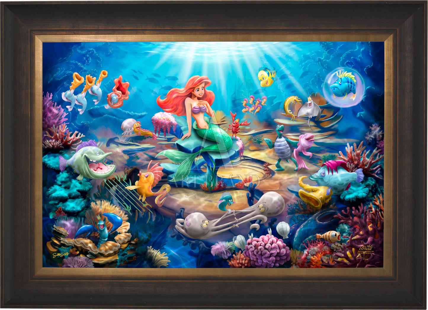 Disney's Little Mermaid Grotto Serenade - Limited Edition Canvas