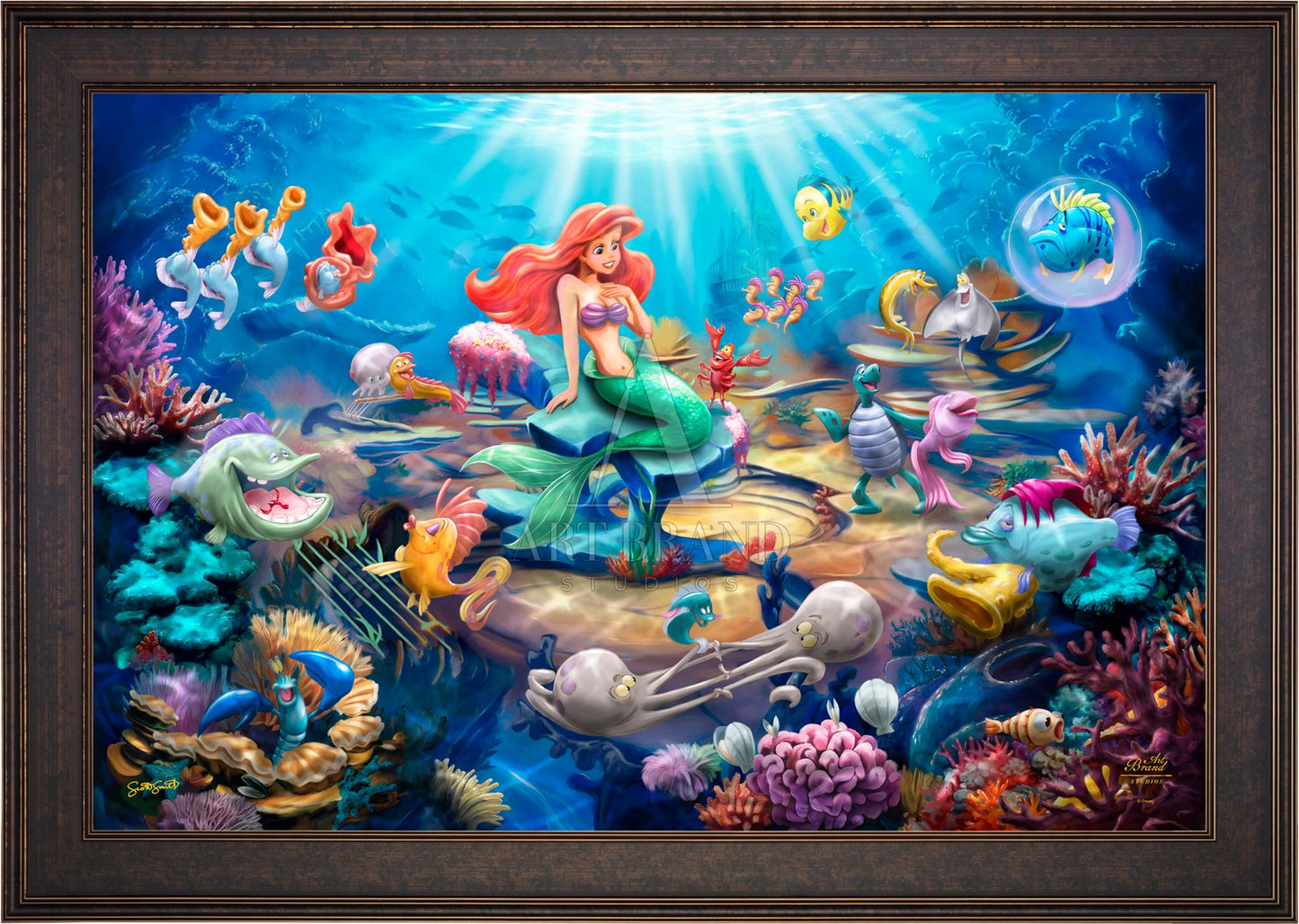 Disney's Little Mermaid Grotto Serenade - Jewel Edition Art