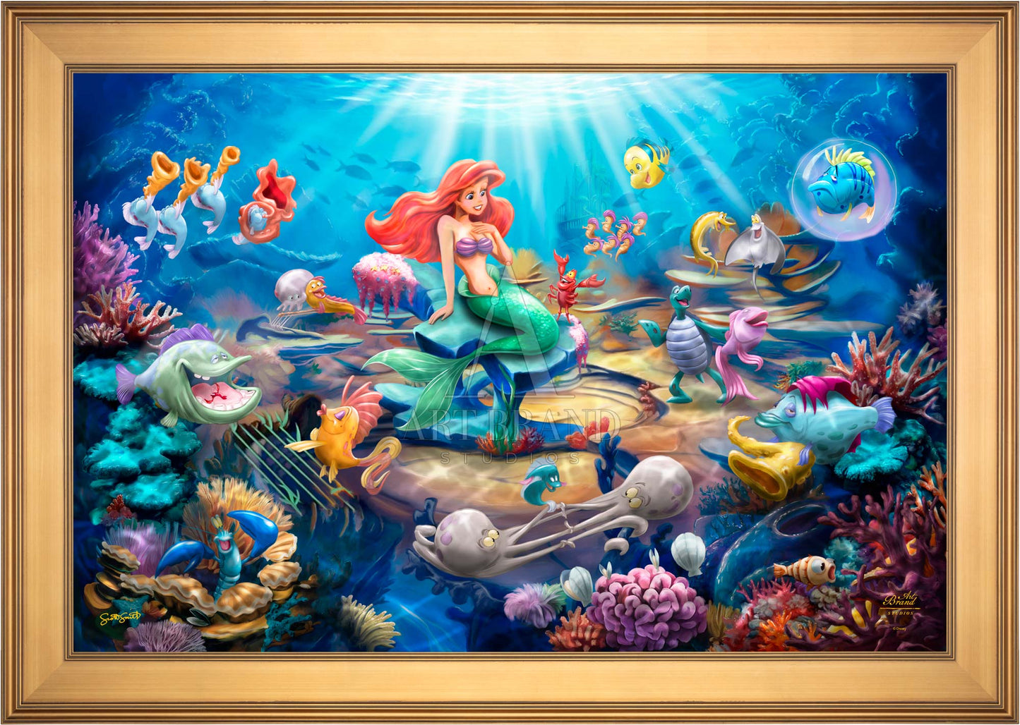 Disney's Little Mermaid Grotto Serenade - Jewel Edition Art