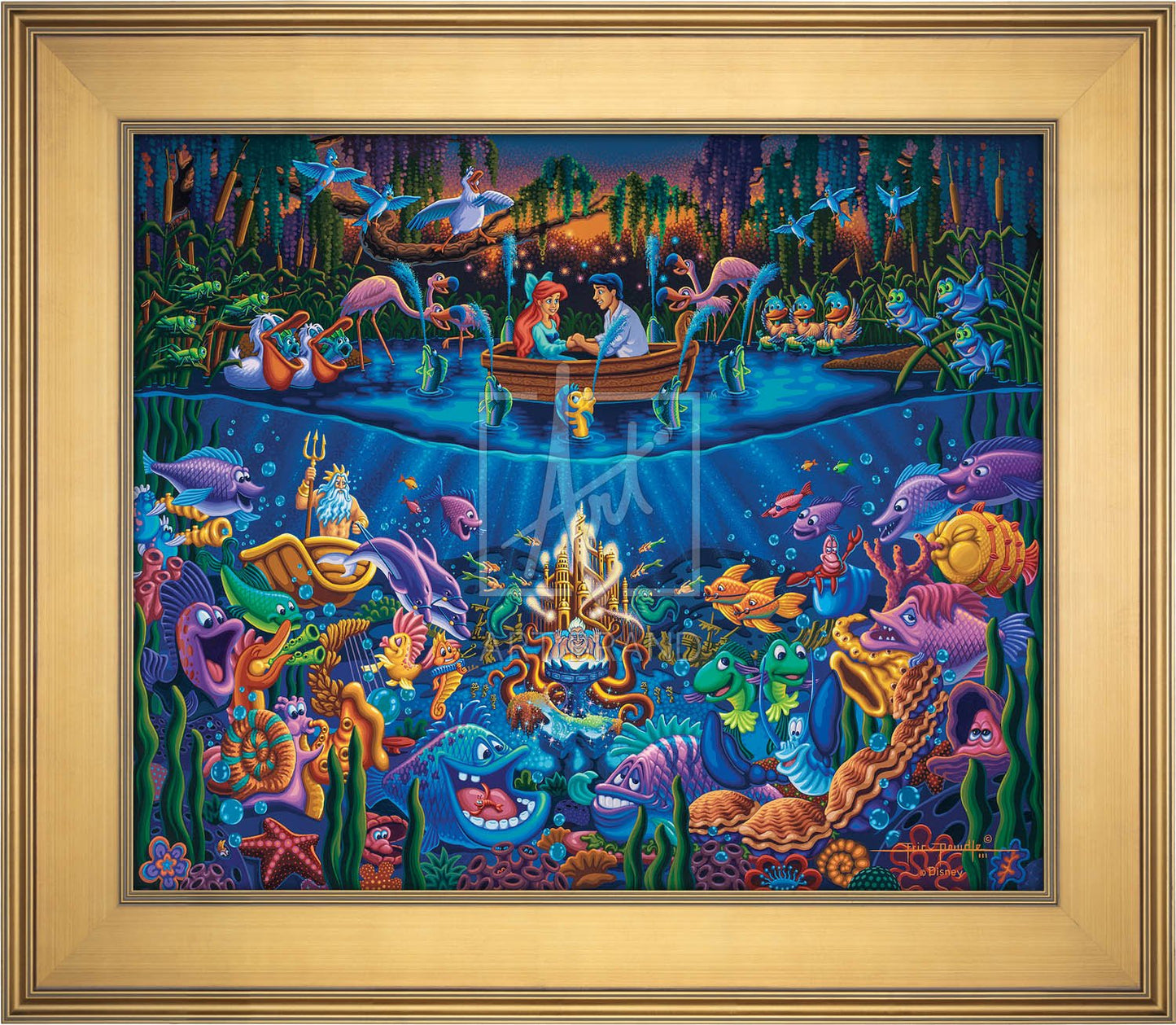 Little Mermaid - Part of Your World - Limited Edition Canvas (SN - Standard Numbered)