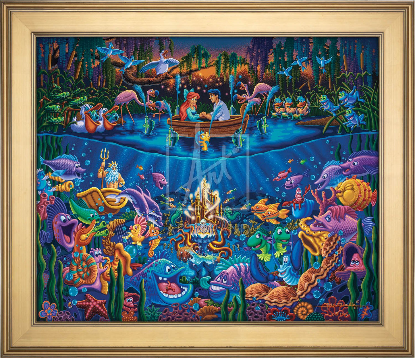 Little Mermaid - Part of Your World - Limited Edition Canvas (SN - Standard Numbered)