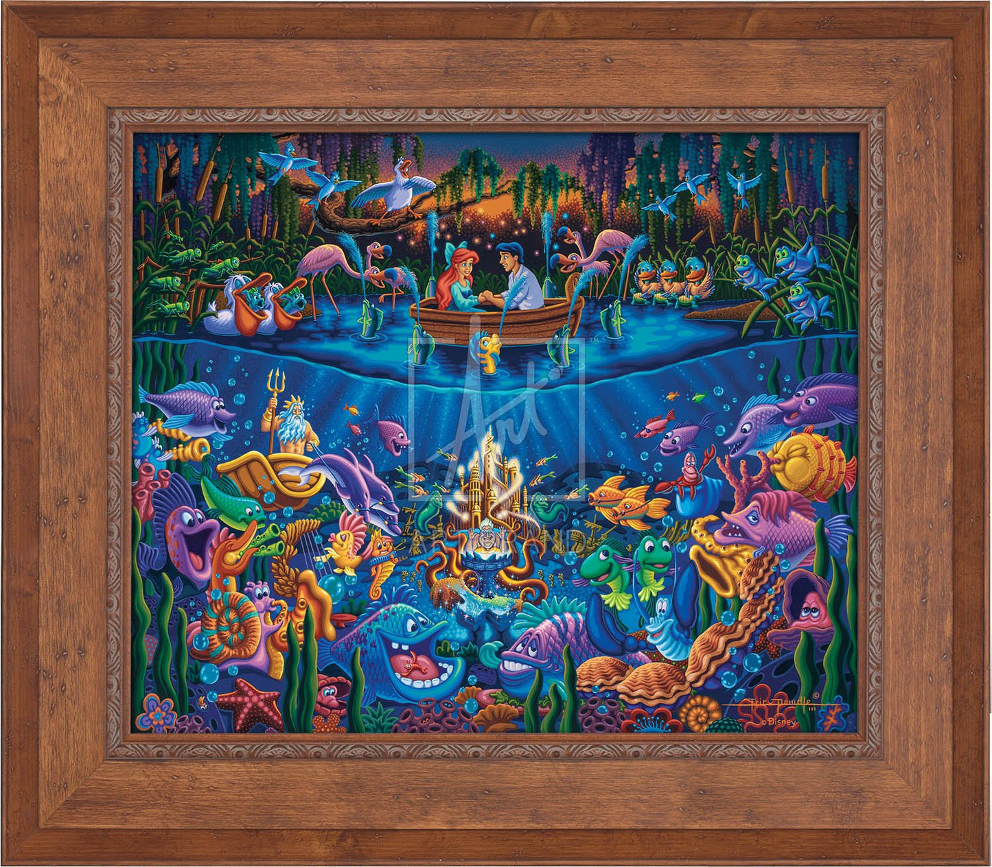 Little Mermaid - Part of Your World - Limited Edition Canvas (SN - Standard Numbered)