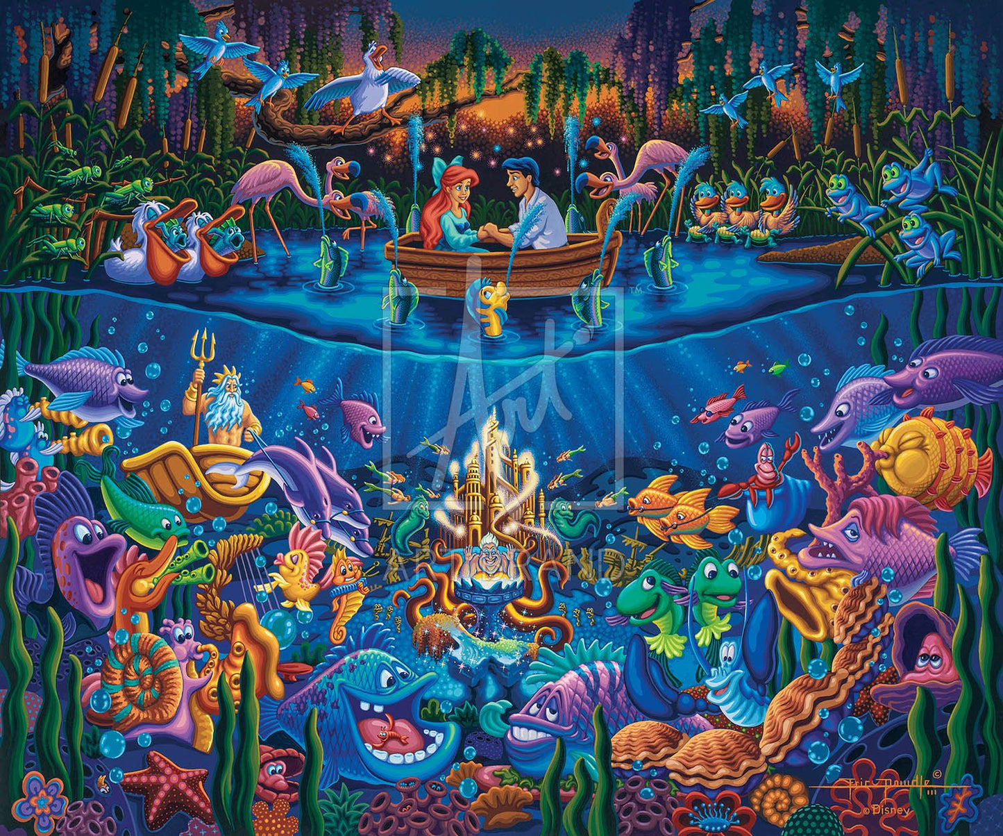 Little Mermaid - Part of Your World - Limited Edition Canvas (AP - Artist Proof)