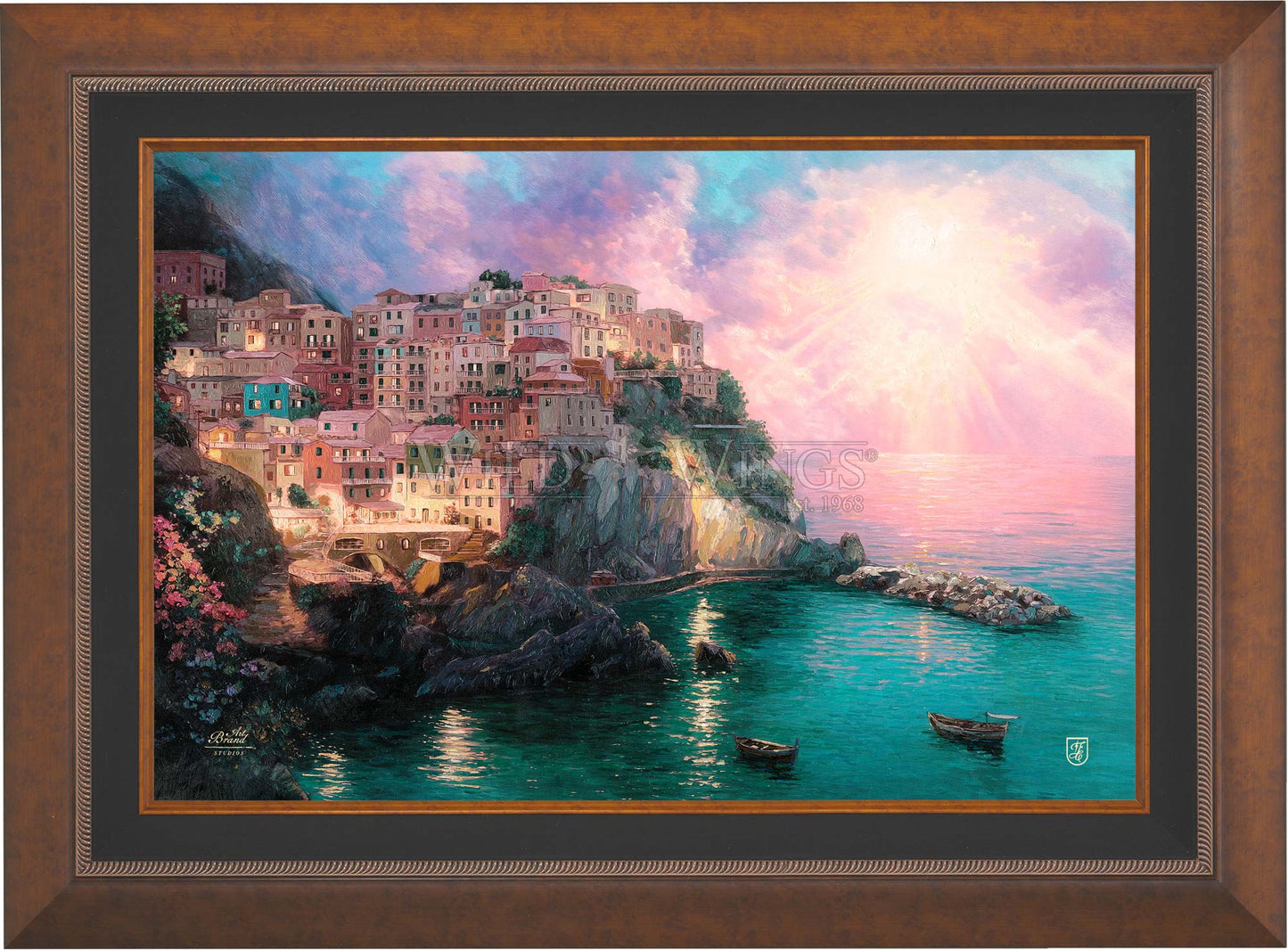 Manarola at Twilight - Limited Edition Canvas