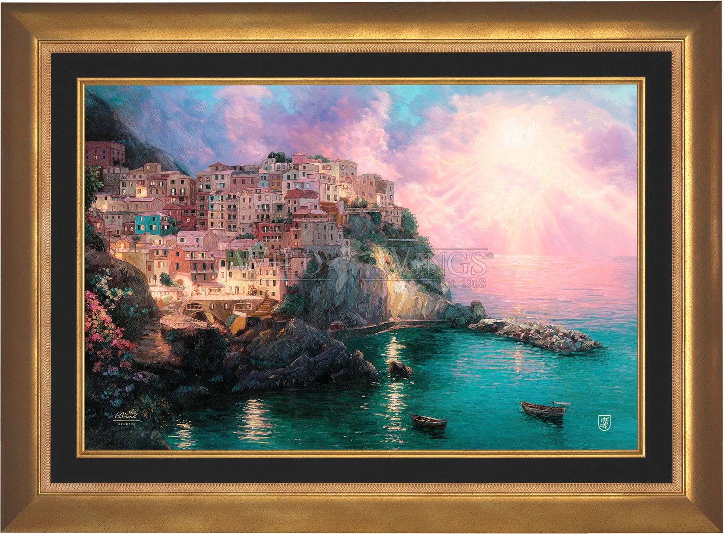 Manarola at Twilight - Limited Edition Canvas