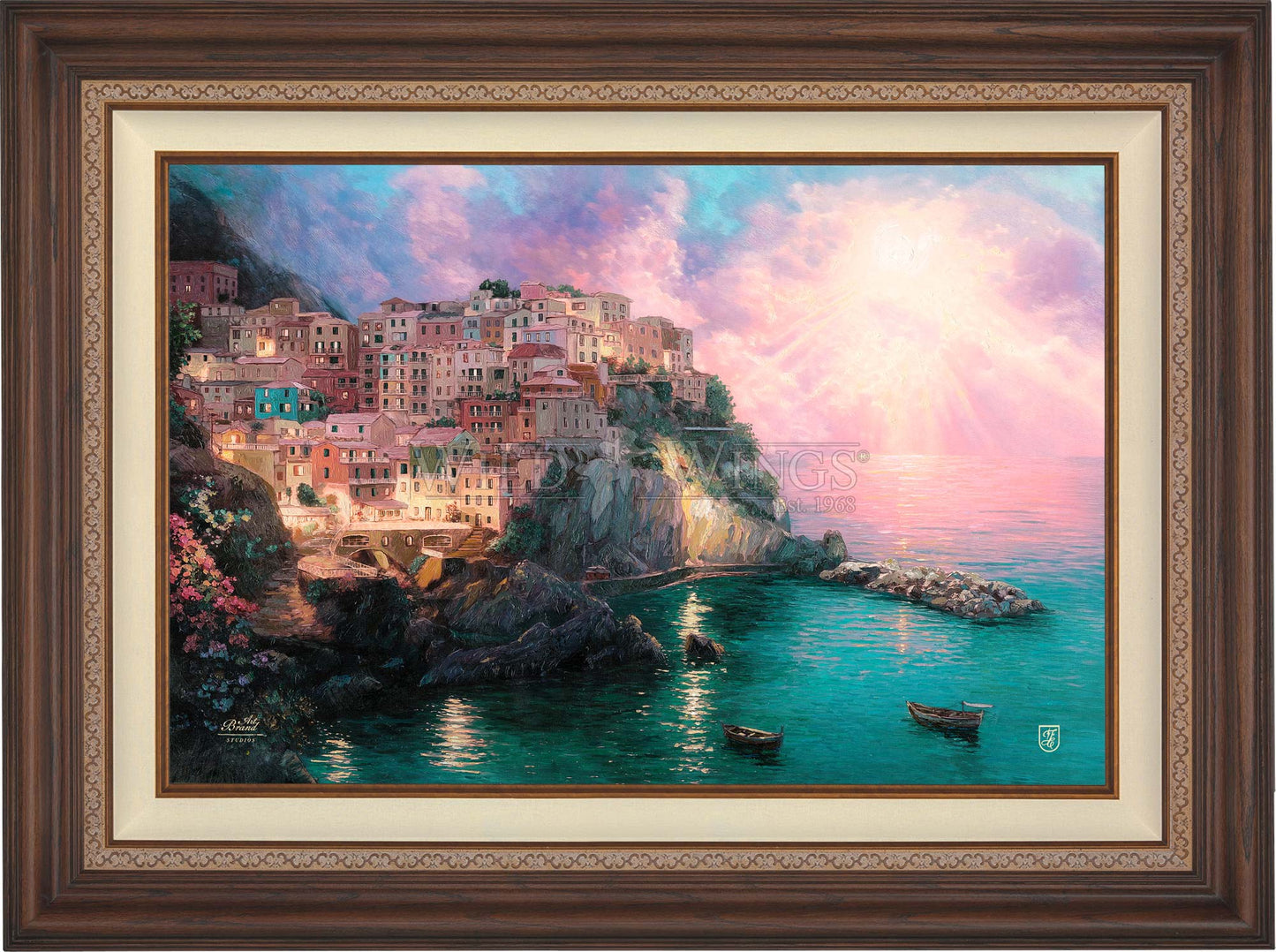 Manarola at Twilight - Limited Edition Canvas