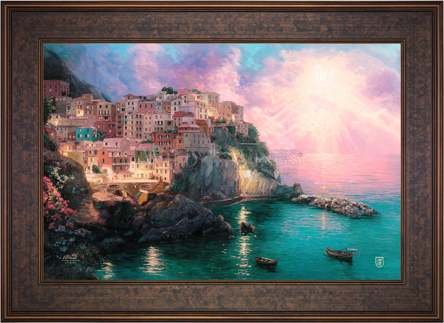 Manarola at Twilight - Limited Edition Canvas