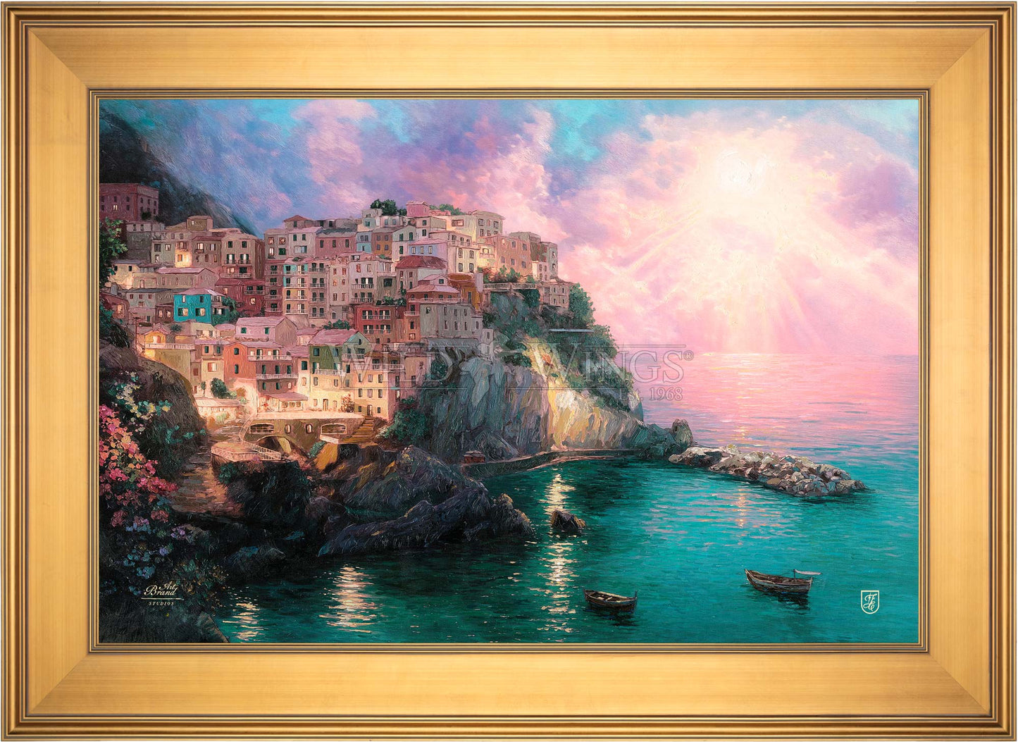 Manarola at Twilight - Limited Edition Canvas