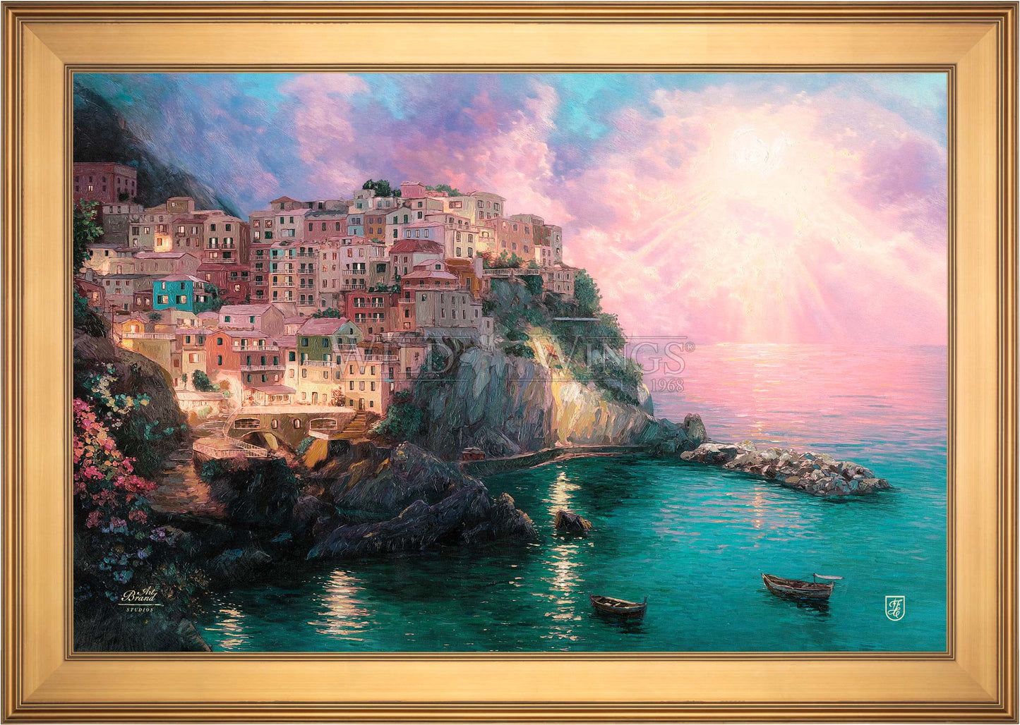 Manarola at Twilight - Limited Edition Canvas