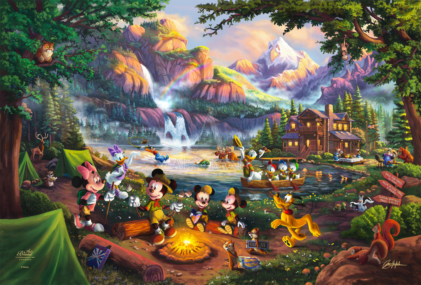 Disney's Mickey and Minnie Campsite Tales - Limited Edition Canvas